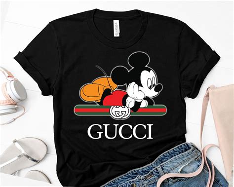 mickey mouse gucci t-shirt|mickey mouse wearing gucci.